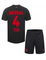 Bayer Leverkusen Jonathan Tah #4 Kotipaita Lasten 2023-24 Lyhythihainen (+ shortsit)